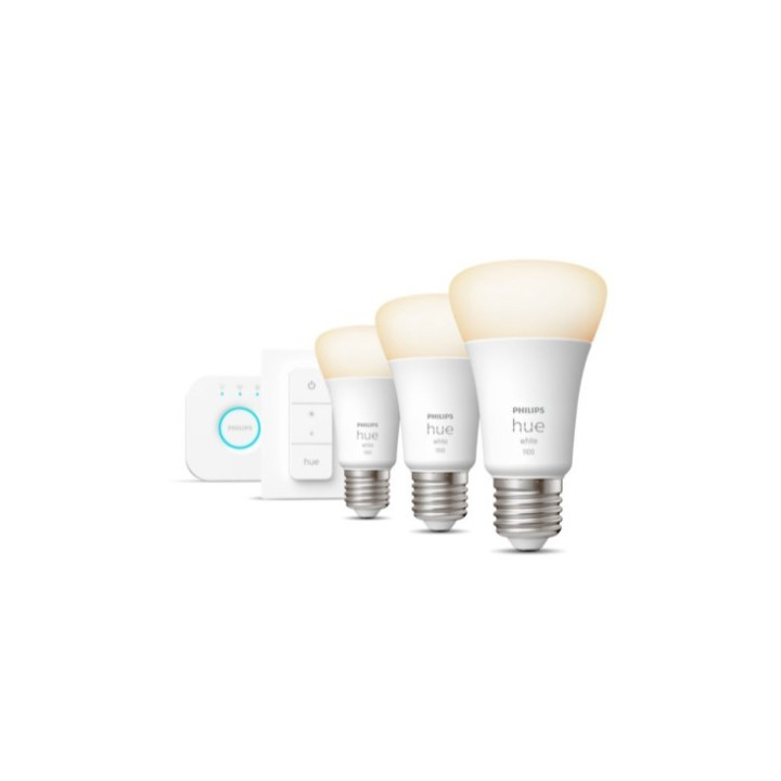 Philips Hue mostek + 3x E27 9,5W W BT + kytkin