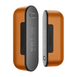 Ocoopa UT2s 2x5000 mAh rankų šildytuvas su powerbank funkcija, USB-C, oranžinė
