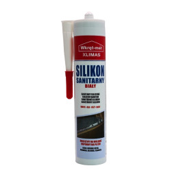 SANITARINĖ SILIKONINĖ KASETĖ SSA-310-BI 310 ml BALTAS WKRĘT-MET KLIMAS