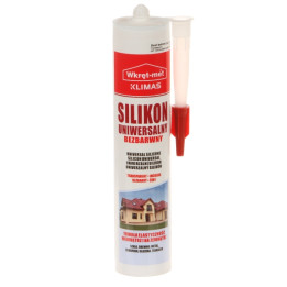 UNIVERSALI SILIKONINĖ KASETĖ SUN-310-BB 310 ml BE SPALVOS WKRĘT-MET KLIMAS