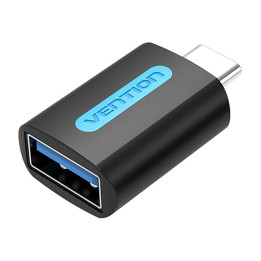 Vention USB adapteris CDUB0, USB-C vīrišķais uz USB 3.0 mātīte (melns)