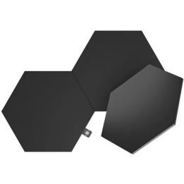 Nanoleaf Shapes Hexagons Expansion Pack - dodatkowe panele świetlne (3 panele świetlne) (musta)