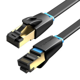 Płaski kabel sieciowy CAT8 U/FTP Vention IKCBG RJ45 Ethernet 40Gpbs 1,5m