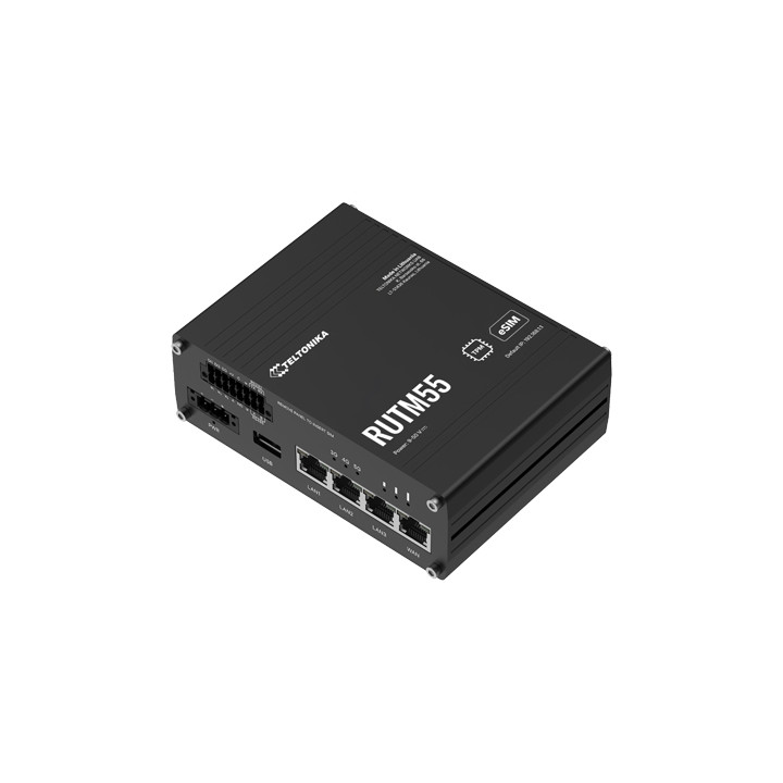 Teltonika RUTM55 5G maršrutētājs Dual SIM eSIM