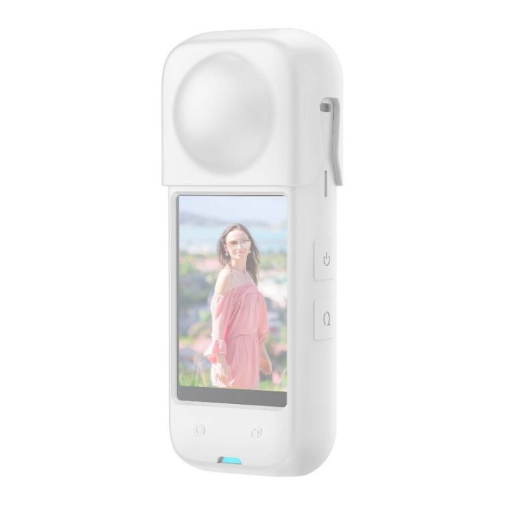 Silikona aizsargmaciņš PULUZ priekš Insta360 X4 (balts)