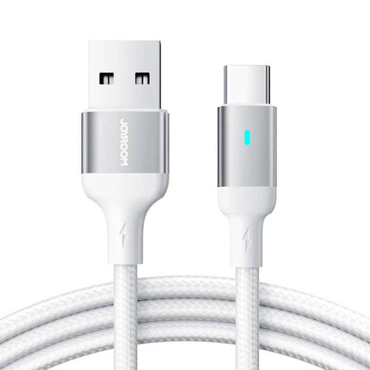 Кабель USB-A/Type-C/3А/1,2м Joyroom S-UC027A10 (белый)