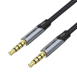 Cable Audio TRRS 3.5mm mini jakc Vention BAQHF 1m Grey