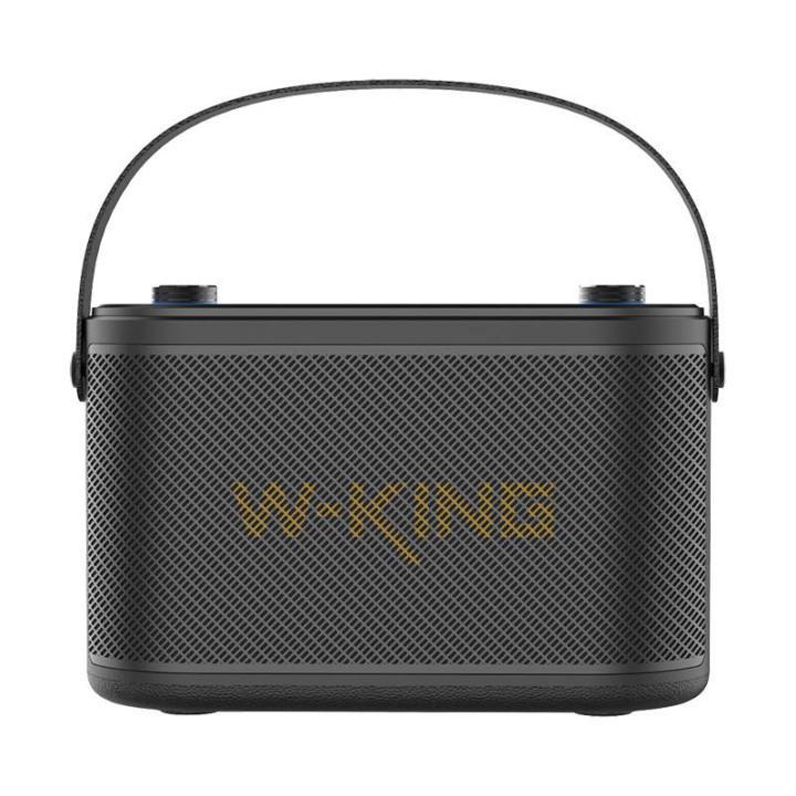 Bezvadu Bluetooth skaļrunis W-KING H10 120W + 2 mikrofoni (melns)