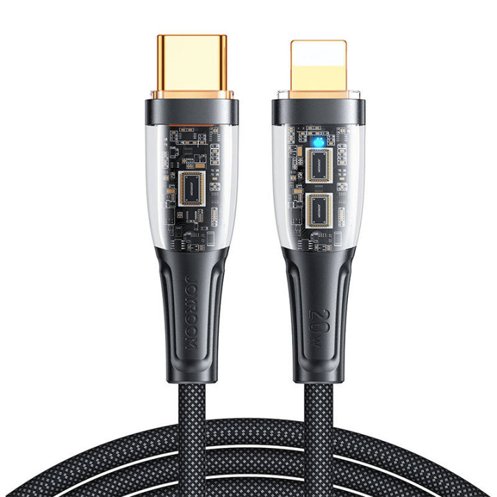 Joyroom S-C Lightning 20 W 1,2 m USB-USB-C Lightning kaapeli S-CL020A3 (musta)