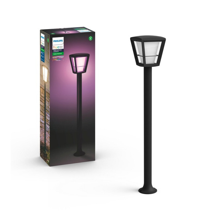 Philips Hue Econic RGBW juodas stulpas 1x15W 24V