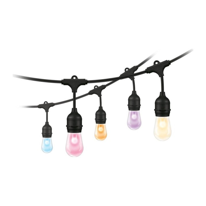 WiZ outoor string,12W,2700-5000 (RGB),IP65 (sovitin IP44),musta