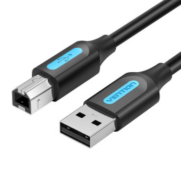 Кабель USB 2.0 A to B Vention COQBI 3м (черный)