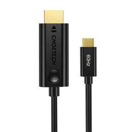 Кабель USB-C — HDMI Choetech CH0019, 1,8 м (черный)