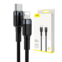 Baseus Cafule C tipo kabelis į iP PD 18W 1m pilkas+juodas