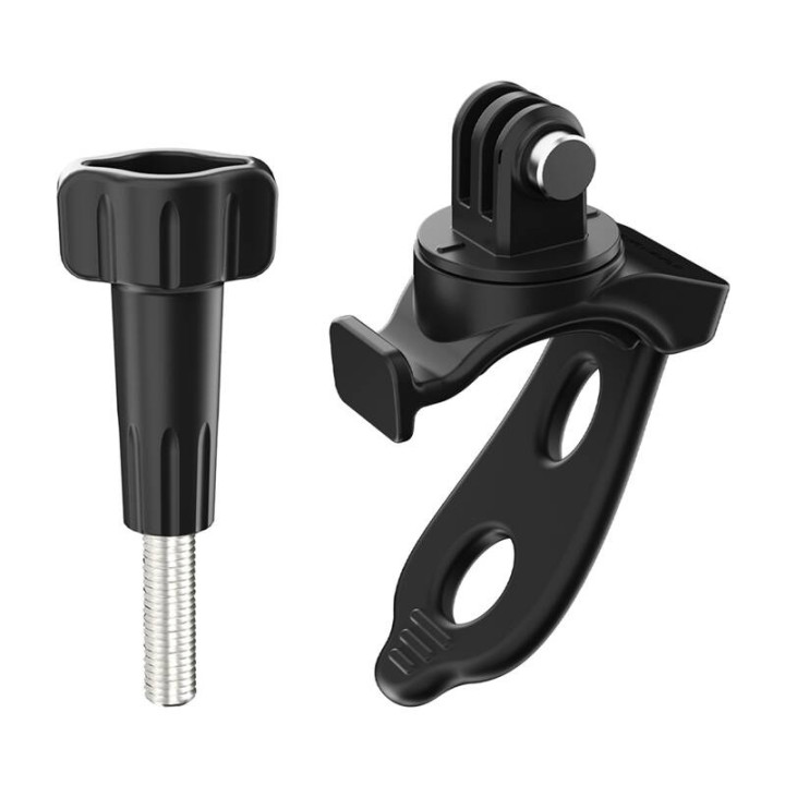 Sunnylife BD892 lanksti silikoninė apyrankė sporto kamerai (juoda)