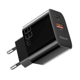 Laturi GaN 33W Mcdodo CH-0921 USB-C, USB-A (musta)