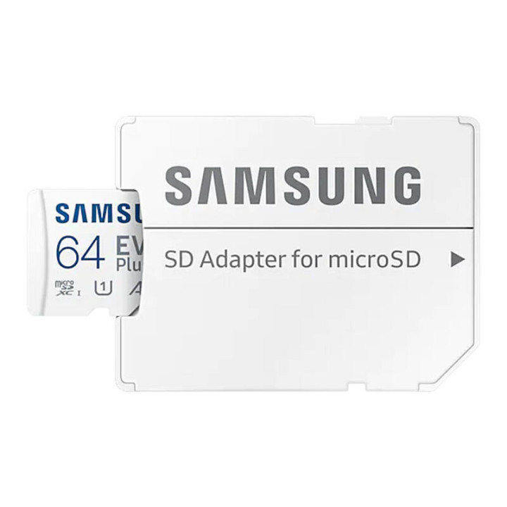 Atmiņas karte SAMSUNG microSD MB-MC64SA 64GB + adapteris MB-MC64SA/EU