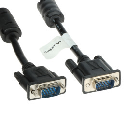 Lanberg VGA-5.0-WW/L 5м VGA кабель штекер-штекер