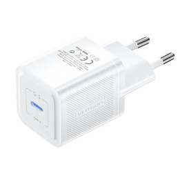 Зарядное устройство, Vention, FEPW0-EU, USB-C, 20 Вт, GaN (белый)