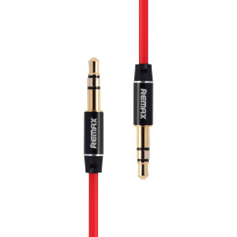 Remax RL-L200 Mini lizdas 3,5 mm AUX laidas, 2 m (raudonas)