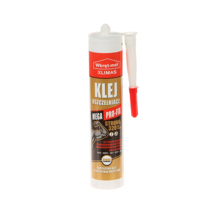 KLIPUS SANTRAUKAS KU-STRONG-310-BI KASETĖ 310 ml BALTAS WKRĘT-MET KLIMAS