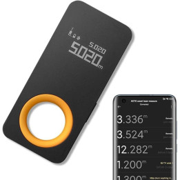 Интеллектуальный лазерный измеритель HOTO QWCJY001 (Bluetooth, OLED, 30 м)