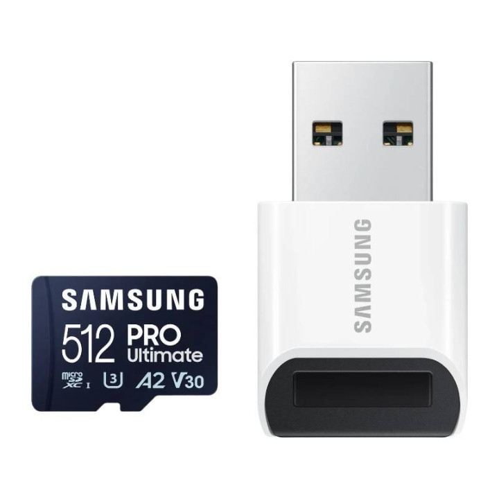 Atmiņas karte Samsung microSDXC PRO Ultimate 200 MB/s UHS-I/U3 (MB-MY512SB/WW)
