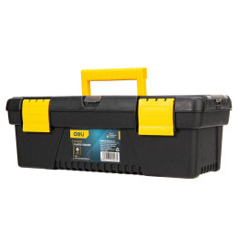 Muovinen työkalulaatikko Deli Tools EDL432412, 12" (keltainen)