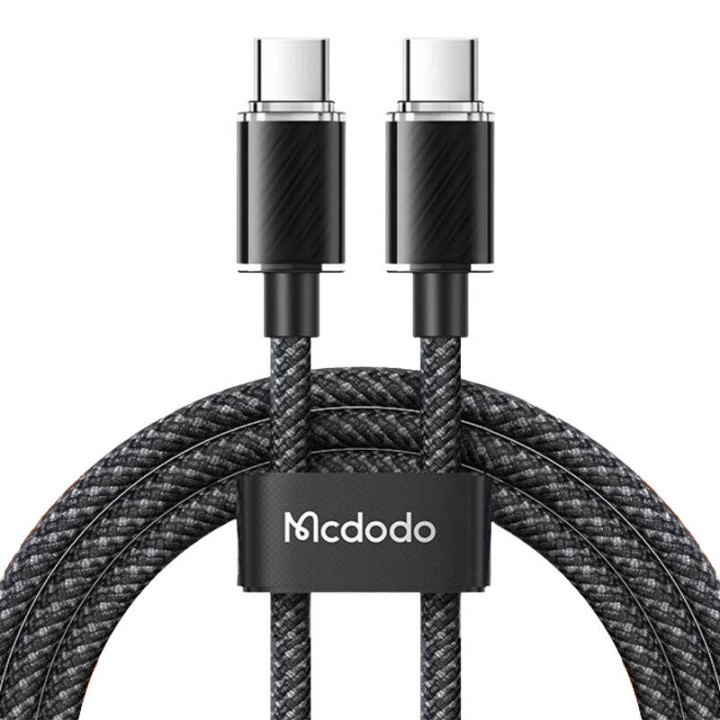 Kabelis no USB-C uz USB-C Mcdodo CA-3670, 100 W, 1,2 m (melns)