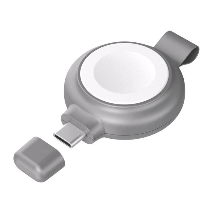 Магнитное беспроводное зарядное устройство, INVZI, NVZAWC01, для Apple Watch, 5 Вт, сертифицированное MFi, с портом USB-C