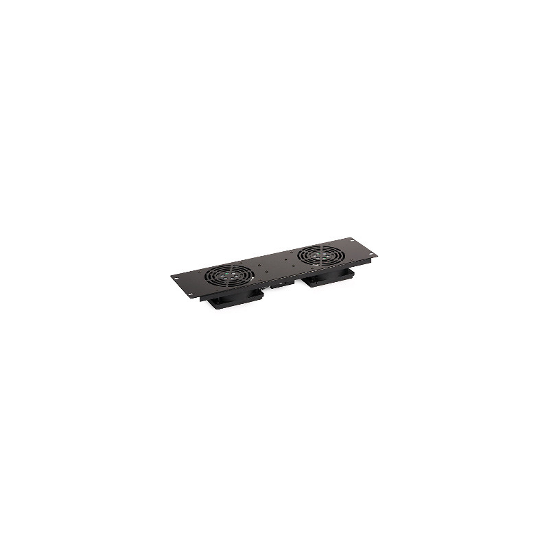 A19-2W 19" 2U ventilācijas panelis skapja