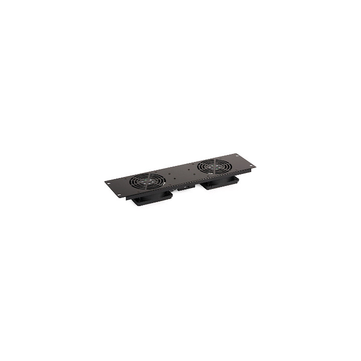 A19-2W 19" 2U ventilācijas panelis balts
