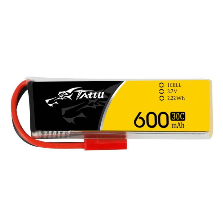 Akku Tattu 600mAh 3,7V 30C 1S1P JST