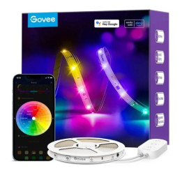 Govee H618A pagrindinis LED juostinis šviestuvas 5m | Taśma LED | Wi-Fi, Bluetooth, RGBIC
