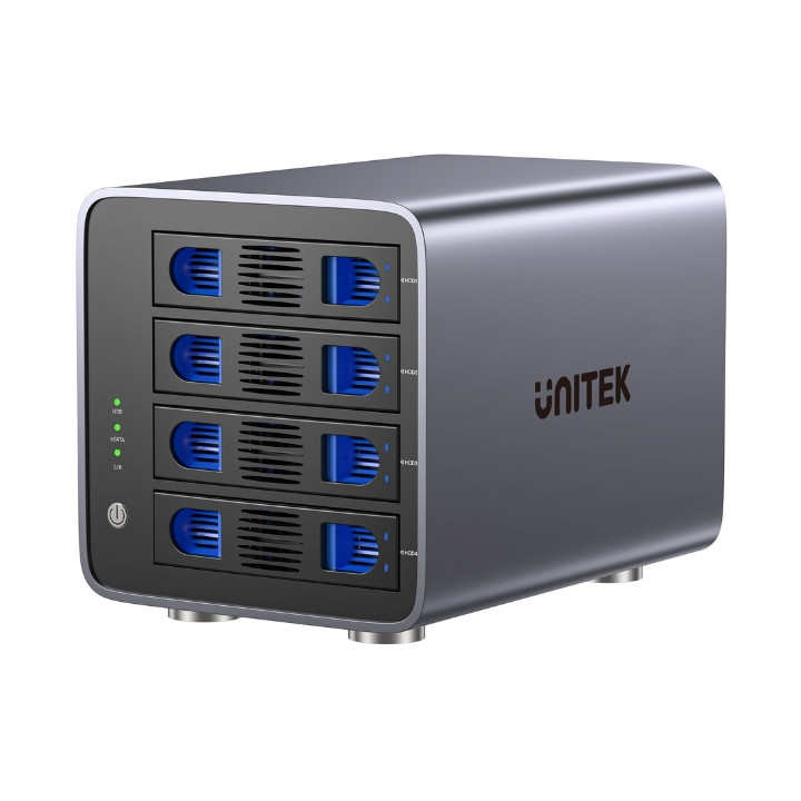 DISK RAID CLOSURE S1301AGY01-EU 4 X SATA 2,5 / 3,5 " 80 TB - 5 Gbps UNITEK