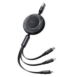 Kabel 3w1 USB-C tai USB-C / Lightning / Micro USB, Mcdodo CA-3730, 1,2 m (kirkko)