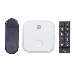 Yale Linus® Smart Lock (Black) + Bridge + Keyboard