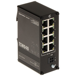 Teltonika TSW040 8 portu 10/100 PoE industriālais nekonfigurējamais slēdzis