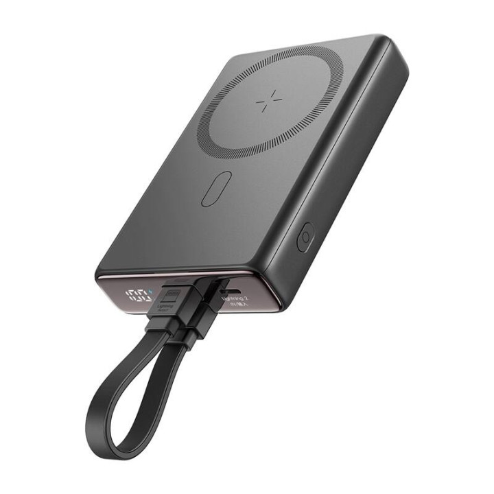 Joyroom magnetinis maitinimo blokas su stovu JR-PBM01, 20W, 10000mA (juodos spalvos)