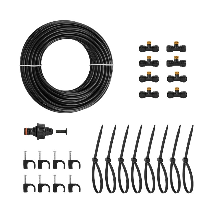 GARDEN WATER MIST ECO-Z1015 BLACK LINE 15 m BRADAS