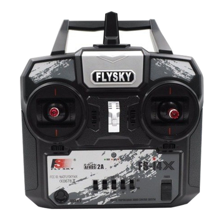 FlySky siųstuvas FS-i4X + imtuvas A6 rinkinys, 4 kanalai AFHDS