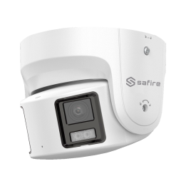SAFIRE SF-IPT180CW-8U-AI2-PAN 8MP 4K Turret IP-kaamera PoE, Wi-Fi, IP67, AI Analyticsiga