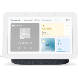 Google Nest Hub 2 sukupolvi (tummanharmaa)