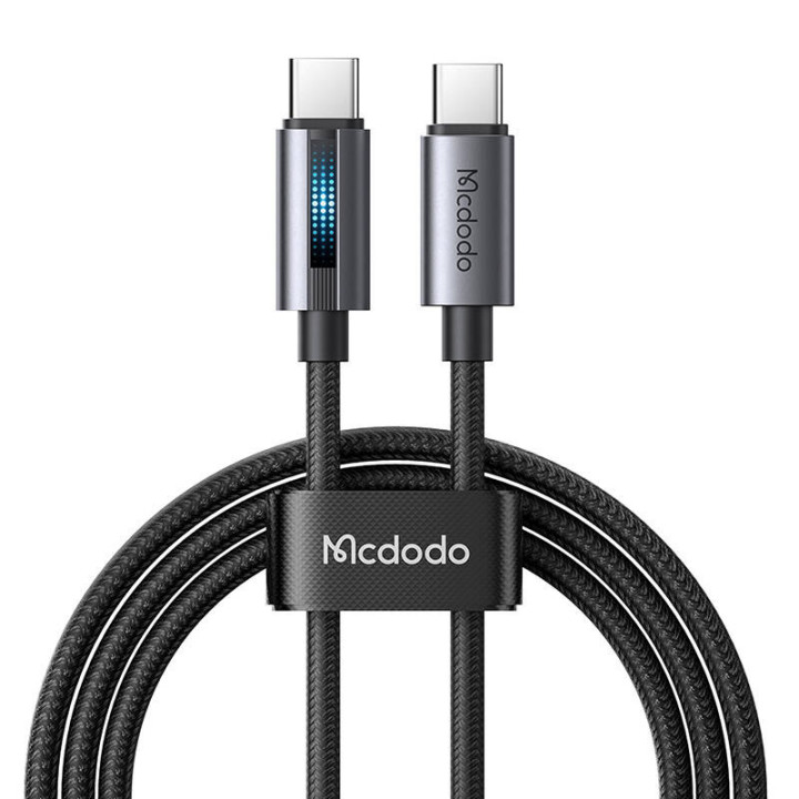 Mcdodo CA-5740 Кабель USB-C — USB-C, 100 Вт, 1,2 м (черный)