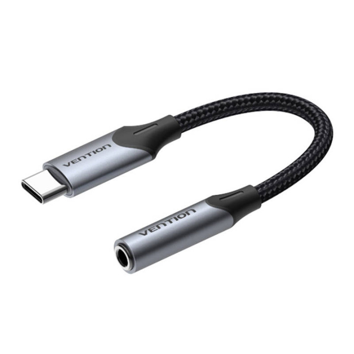 Adapteris audio USB-C vīrišķais līdz 3,5 MM ligzdai, Vention BGJHA 0,1 m