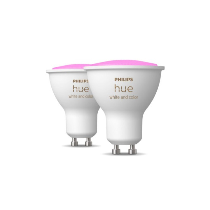 Philips Hue GU10 RGBW 5,7W BT 2-pakk