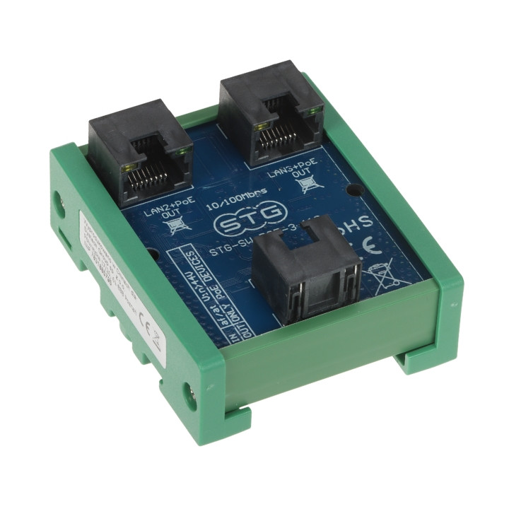 STG STG-SW-POE-3-110 PoE pagarinātājs 3 porti