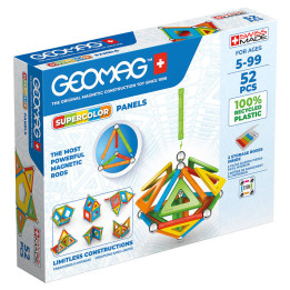 Магнитная панель Supercolor из переработанных блоков 52 шт. GEOMAG GEO-378