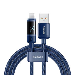 Mcdodo CA-5001 USB-A-Lightning-kaapeli, 100 W, 1,2 m (sininen)