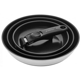 Gerlach Smart Steel set of steel pans ILAG XERA DUR 2 20, 24, 28cm